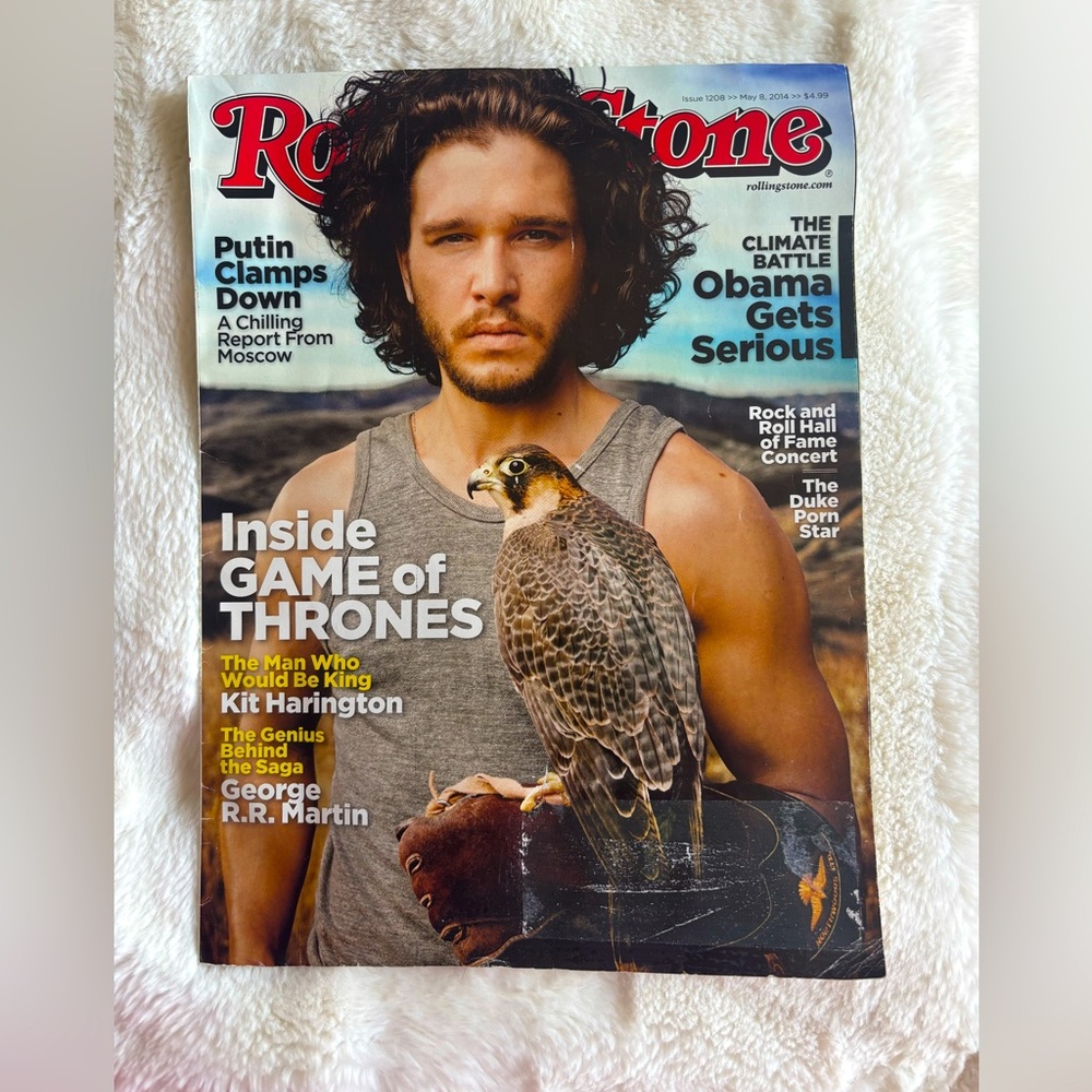 Rolling Stone magazine Kit Harington issue 1208 May 8 2014